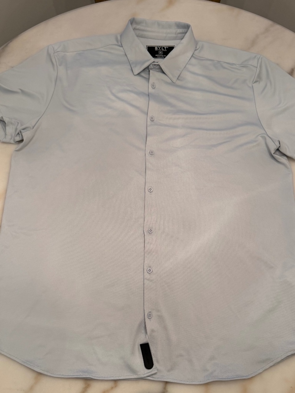 Bylt / XXL / Light Blue Executive Stretch 2.0 Short Sleeve Button Down - Classic